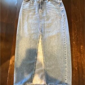 Old Navy Drapey Denim Skirt